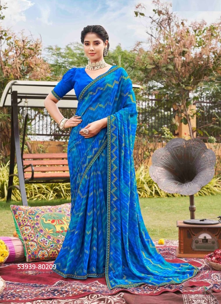 SAJEELI - CATALOG # 53939 (SET OF 8 SAREES)