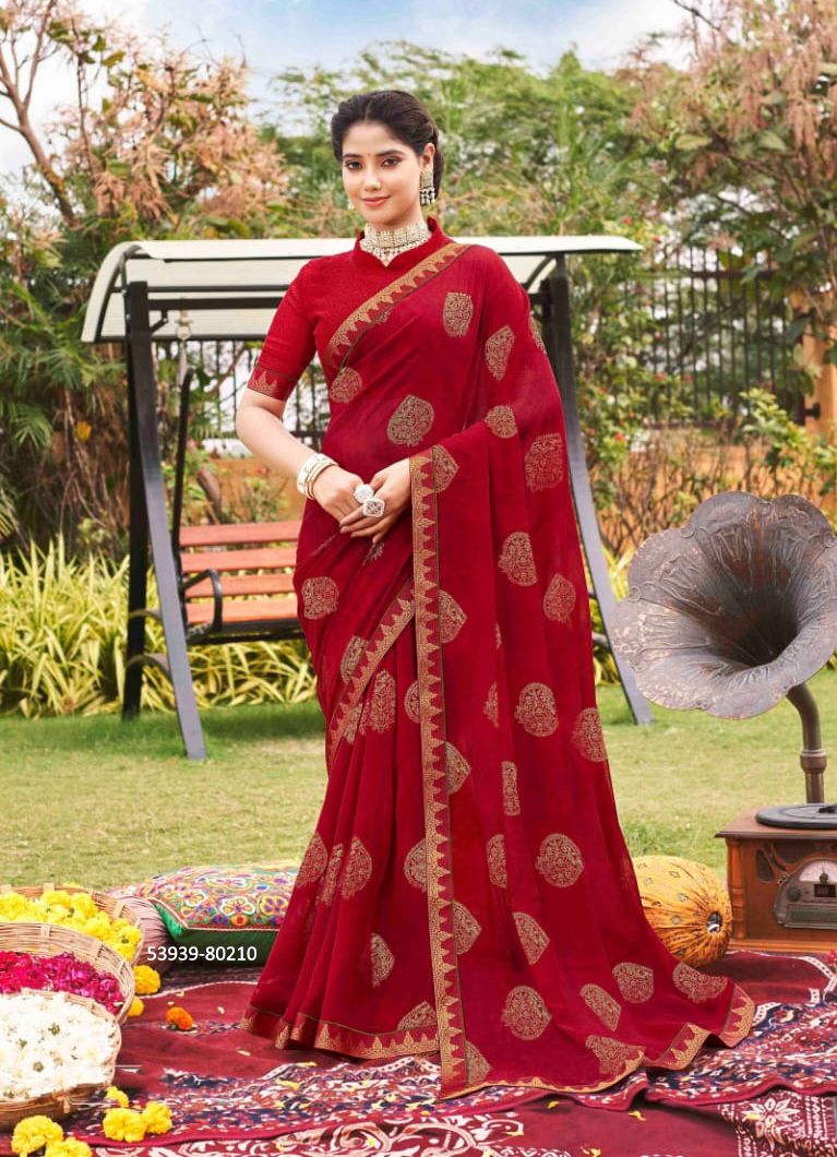 SAJEELI - CATALOG # 53939 (SET OF 8 SAREES)