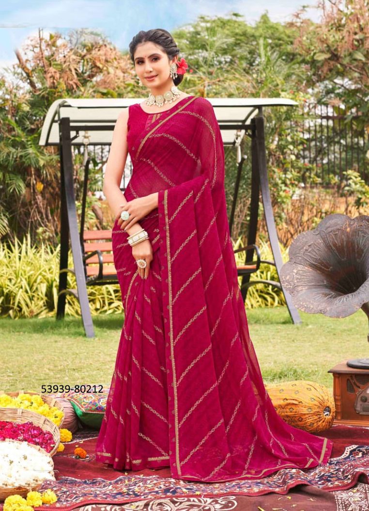 SAJEELI - CATALOG # 53939 (SET OF 8 SAREES)