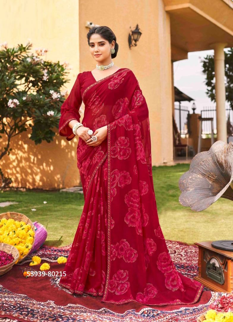 SAJEELI - CATALOG # 53939 (SET OF 8 SAREES)