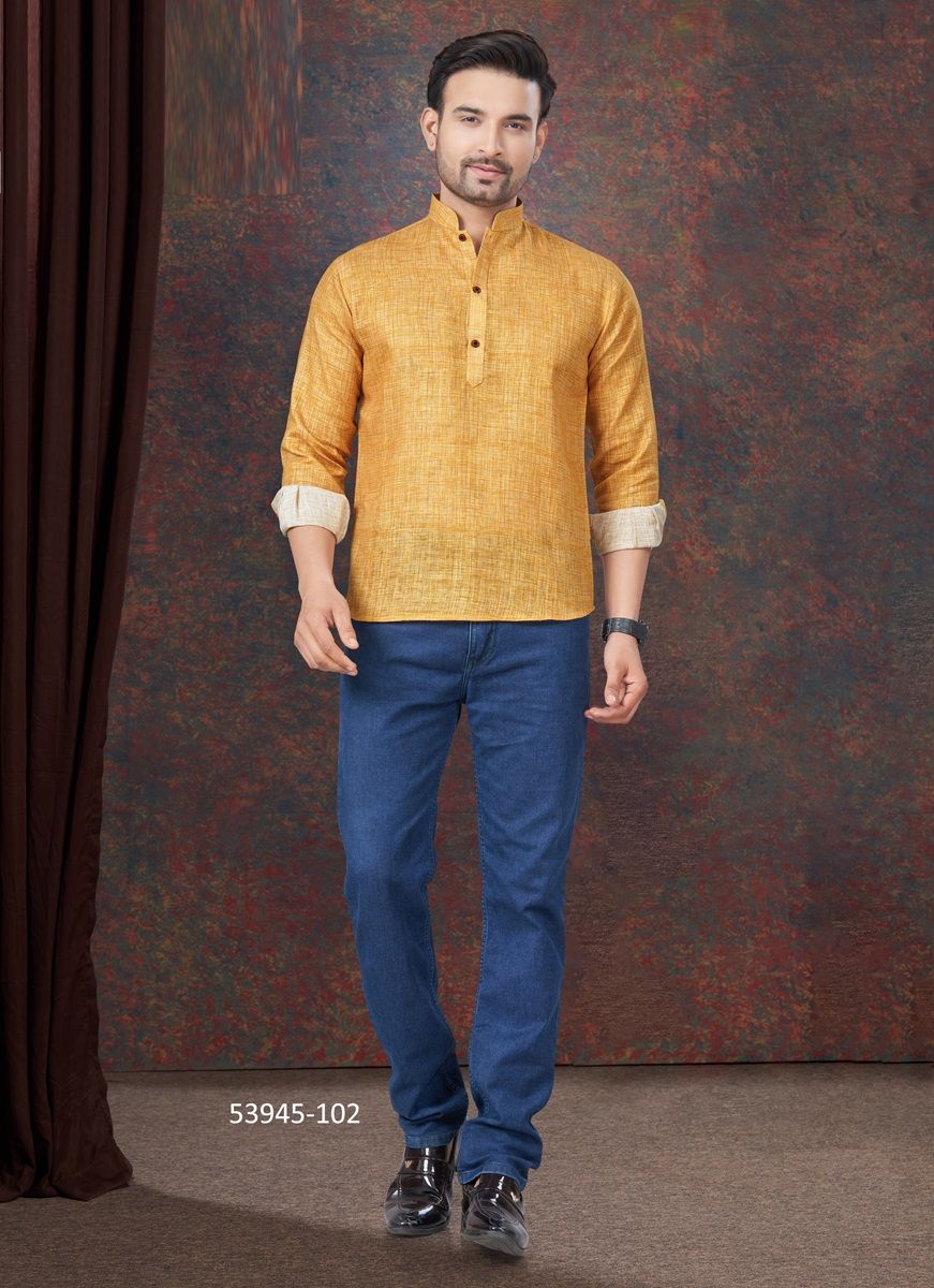 SHORT KURTA 2 - CATALOG # 53945 (SET OF 8 MEN'S WEAR)