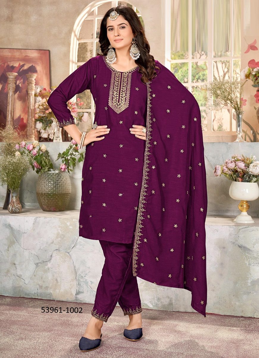 APARNA 1 - CATALOG # 53961 (SET OF 6 READYMADE SUITS)