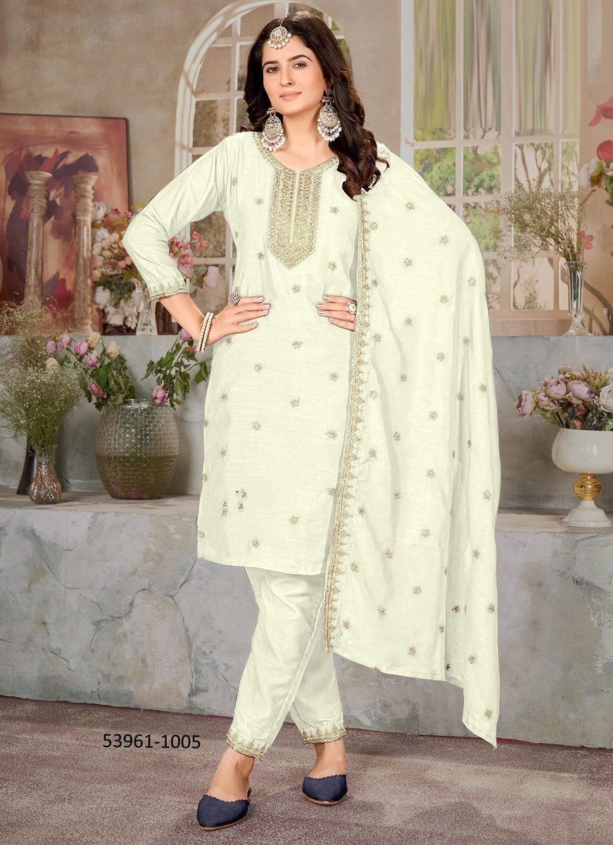 APARNA 1 - CATALOG # 53961 (SET OF 6 READYMADE SUITS)