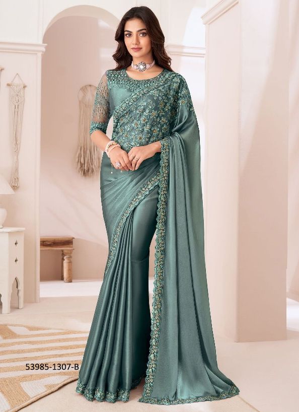 COLORS OF 1307 - CATALOG # 53985 (SET OF 6 SAREES)
