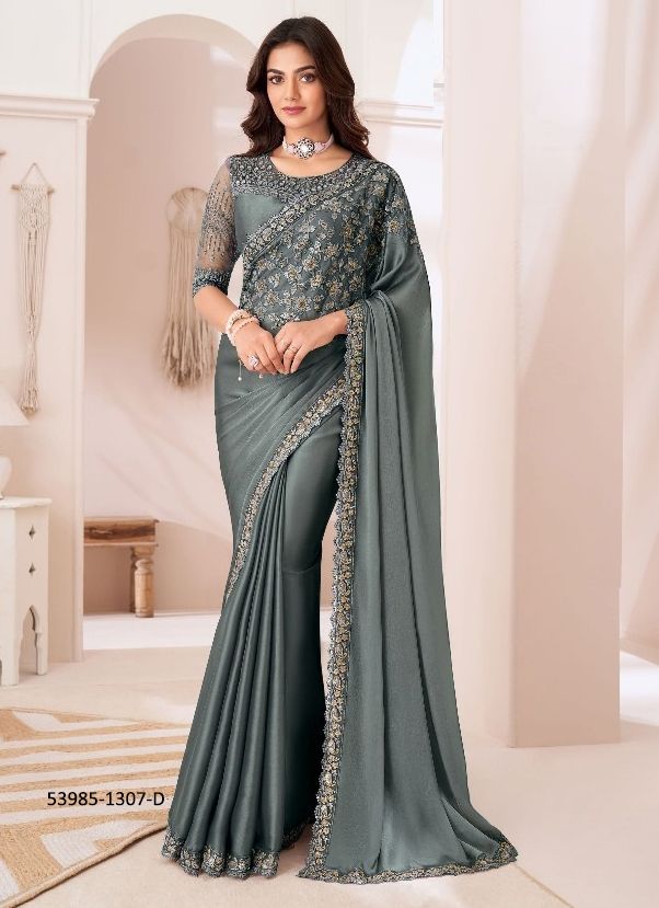 COLORS OF 1307 - CATALOG # 53985 (SET OF 6 SAREES)