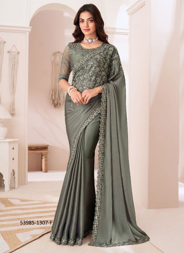 COLORS OF 1307 - CATALOG # 53985 (SET OF 6 SAREES)