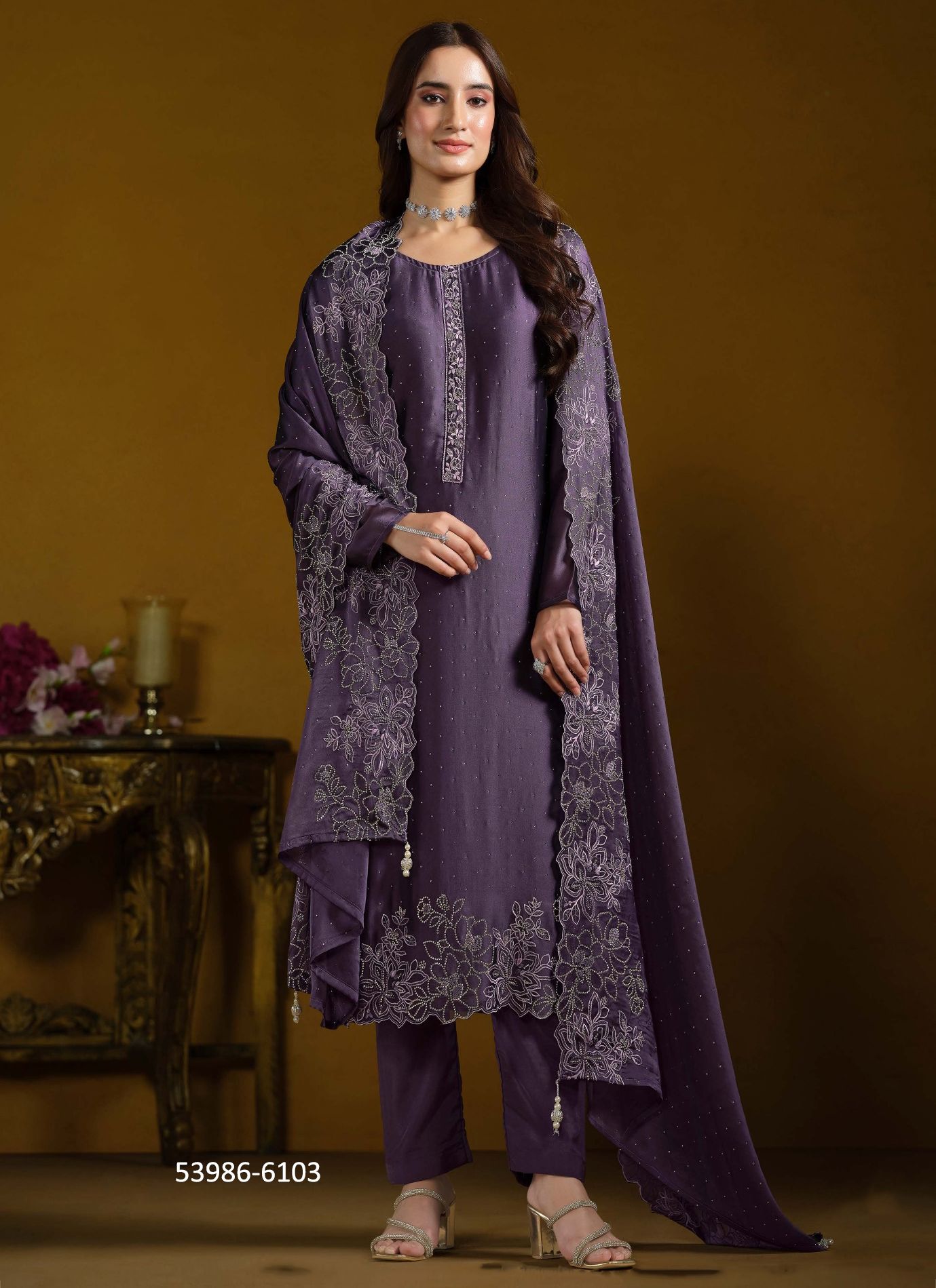 AZZARO - CATALOG # 53986 (SET OF 5 SEMI-STITCHED SUITS)