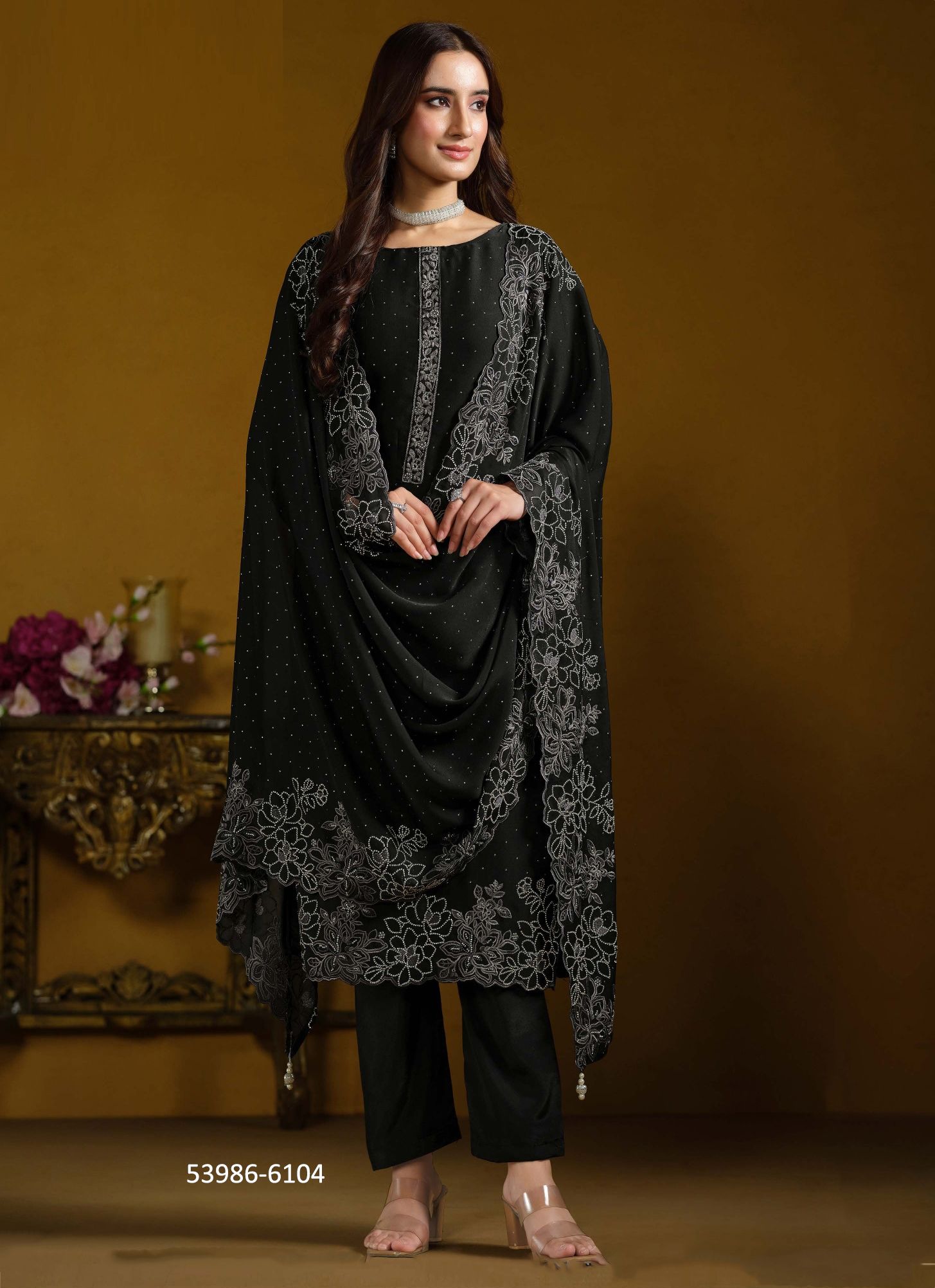 AZZARO - CATALOG # 53986 (SET OF 5 SEMI-STITCHED SUITS)