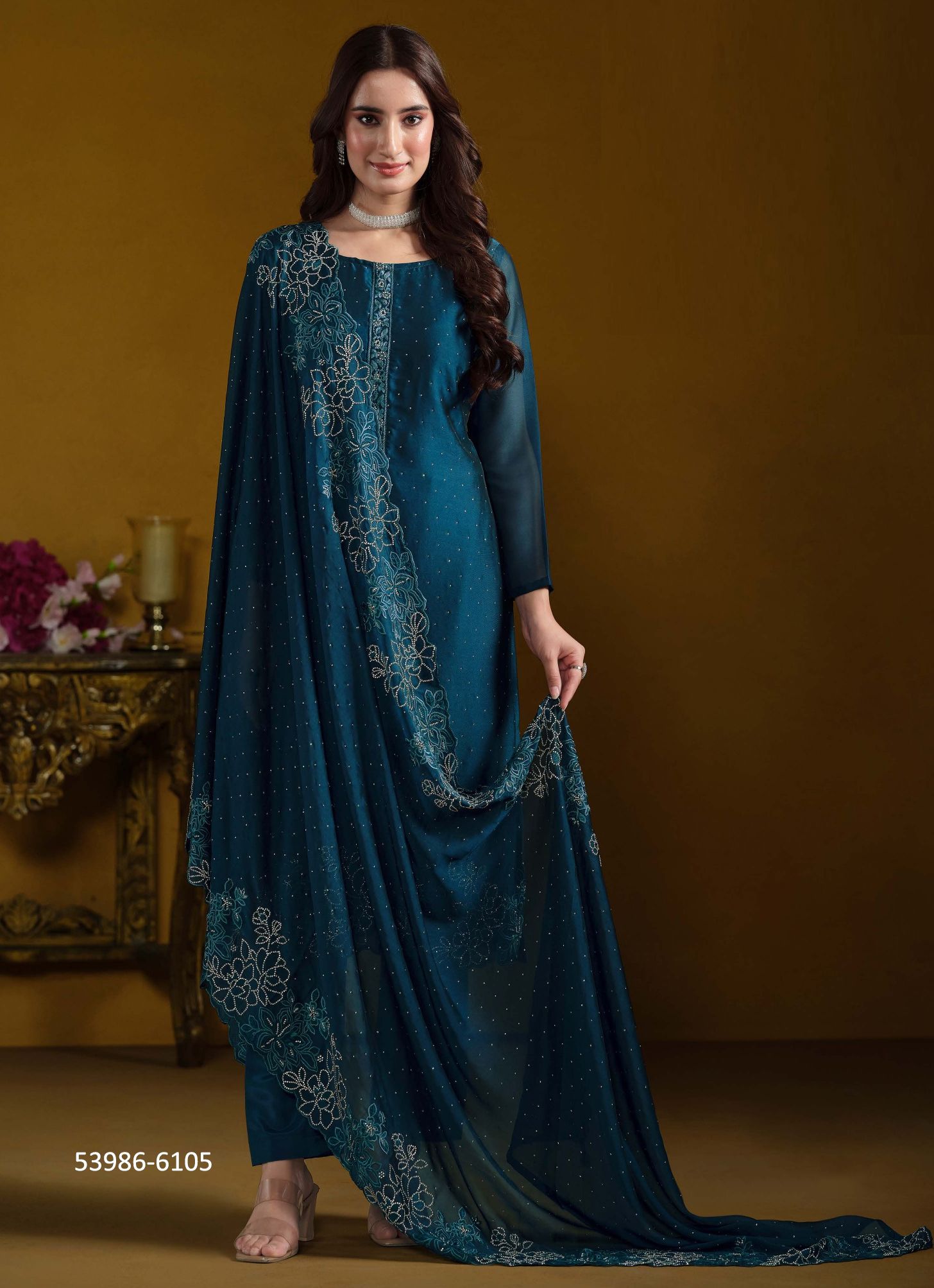AZZARO - CATALOG # 53986 (SET OF 5 SEMI-STITCHED SUITS)
