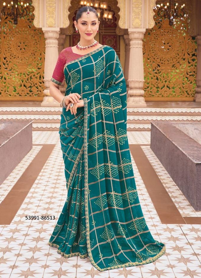 JEEVAN SATHI 2 - CATALOG # 53991 (SET OF 12 SAREES)