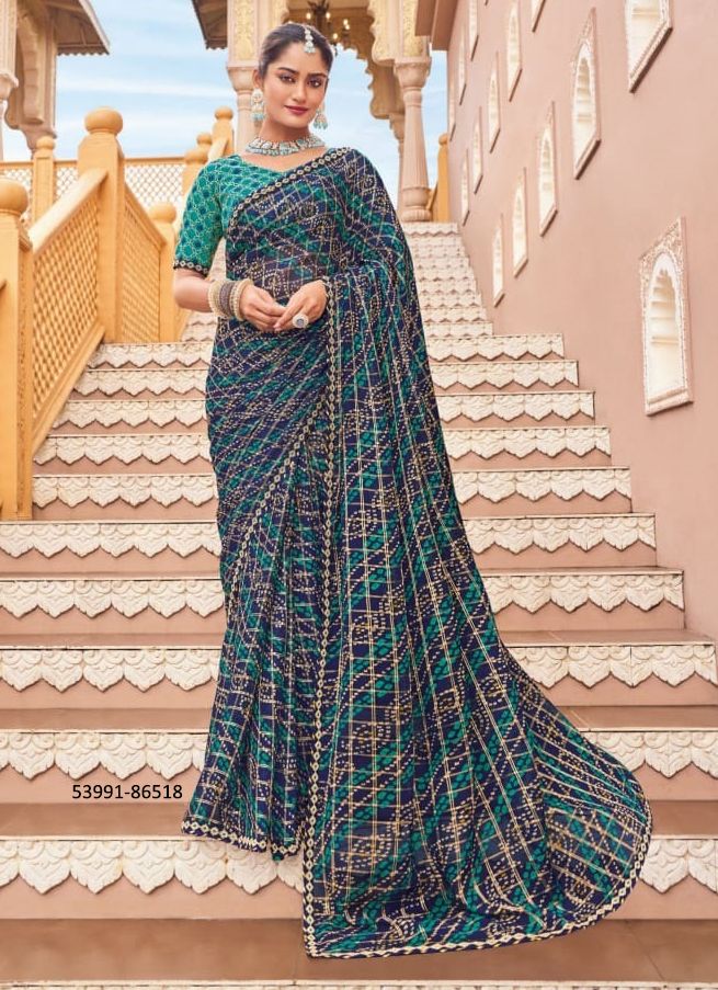 JEEVAN SATHI 2 - CATALOG # 53991 (SET OF 12 SAREES)