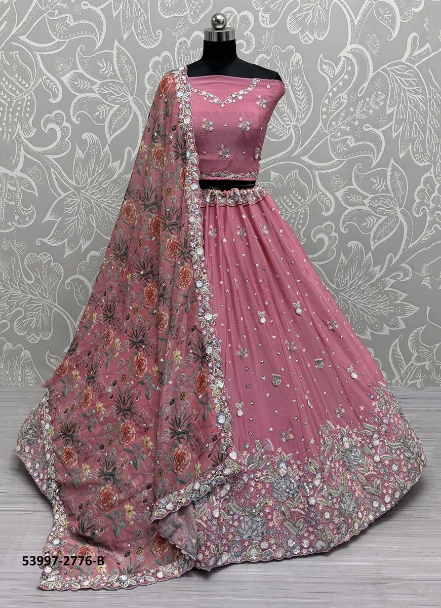 SERIES 2776-2781 - CATALOG # 53997 (SET OF 12 LEHENGAS (SEMI-STITCHED))
