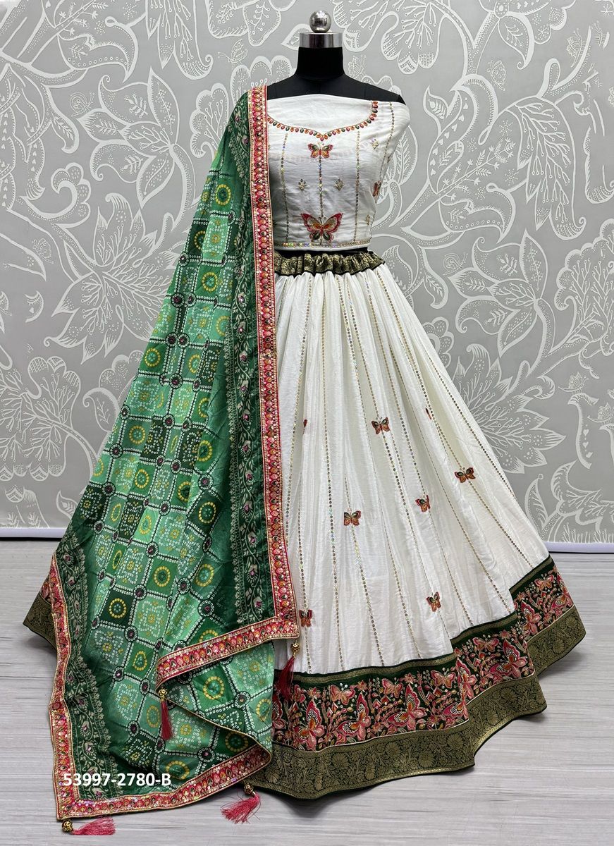 SERIES 2776-2781 - CATALOG # 53997 (SET OF 12 LEHENGAS (SEMI-STITCHED))