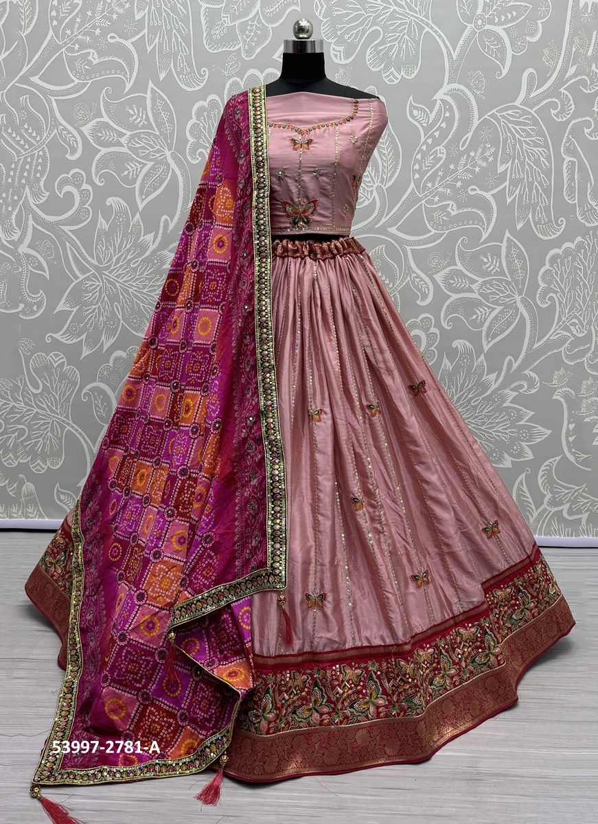 SERIES 2776-2781 - CATALOG # 53997 (SET OF 12 LEHENGAS (SEMI-STITCHED))