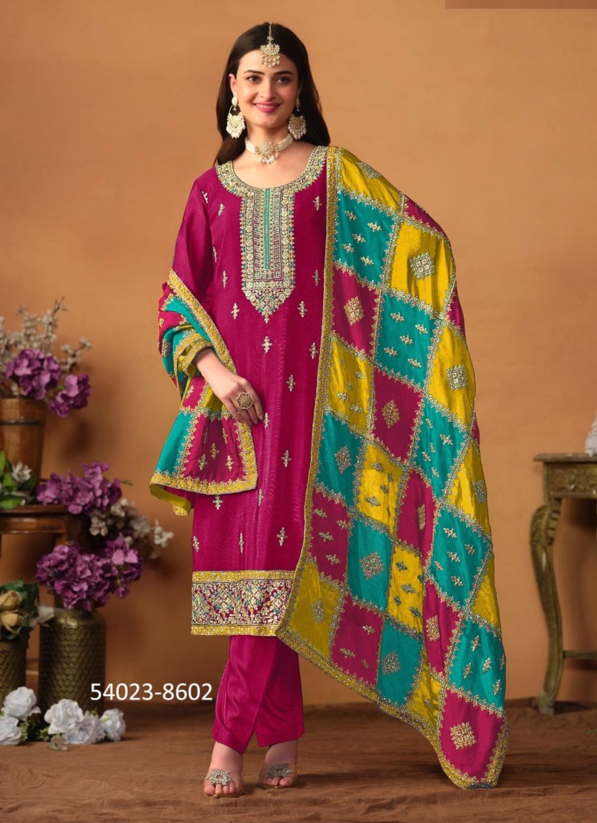 AANAYA 186 - CATALOG # 54023 (SET OF 3 READYMADE SUITS)