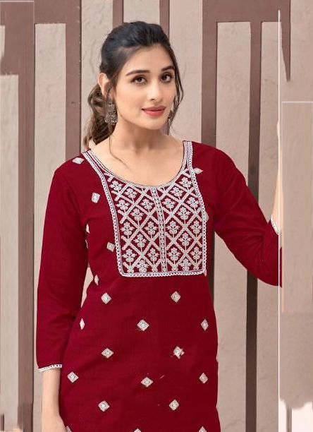 RANGRASIYA - CATALOG # 54035 (SET OF 6 READYMADE KURTIS) RANGRASIYA - CATALOG # 54035 (SET OF 6 READYMADE KURTIS)