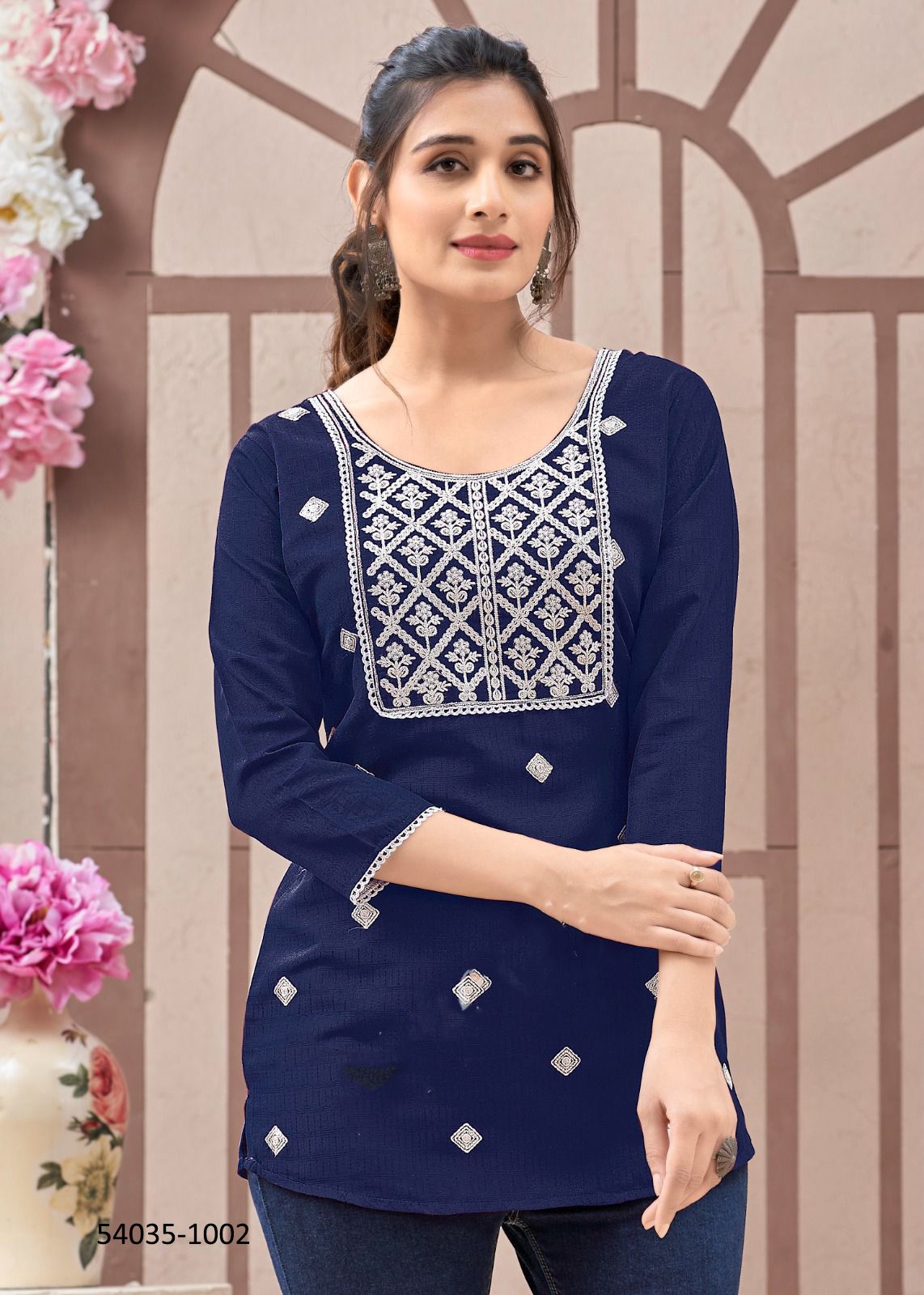 RANGRASIYA - CATALOG # 54035 (SET OF 6 READYMADE KURTIS) RANGRASIYA - CATALOG # 54035 (SET OF 6 READYMADE KURTIS)