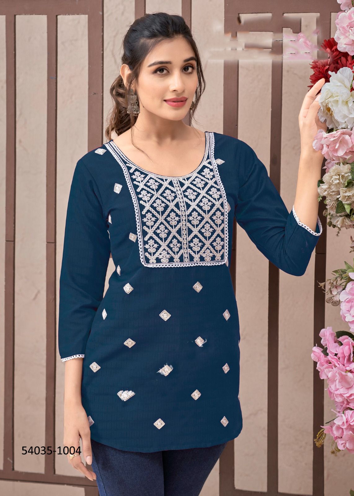 RANGRASIYA - CATALOG # 54035 (SET OF 6 READYMADE KURTIS) RANGRASIYA - CATALOG # 54035 (SET OF 6 READYMADE KURTIS)