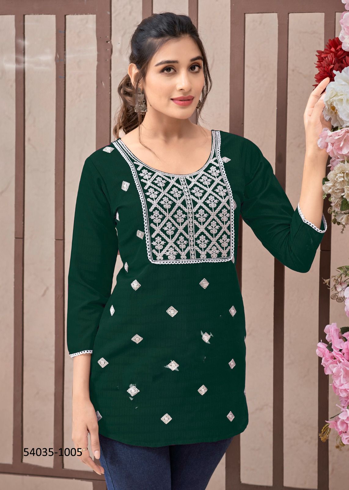 RANGRASIYA - CATALOG # 54035 (SET OF 6 READYMADE KURTIS) RANGRASIYA - CATALOG # 54035 (SET OF 6 READYMADE KURTIS)