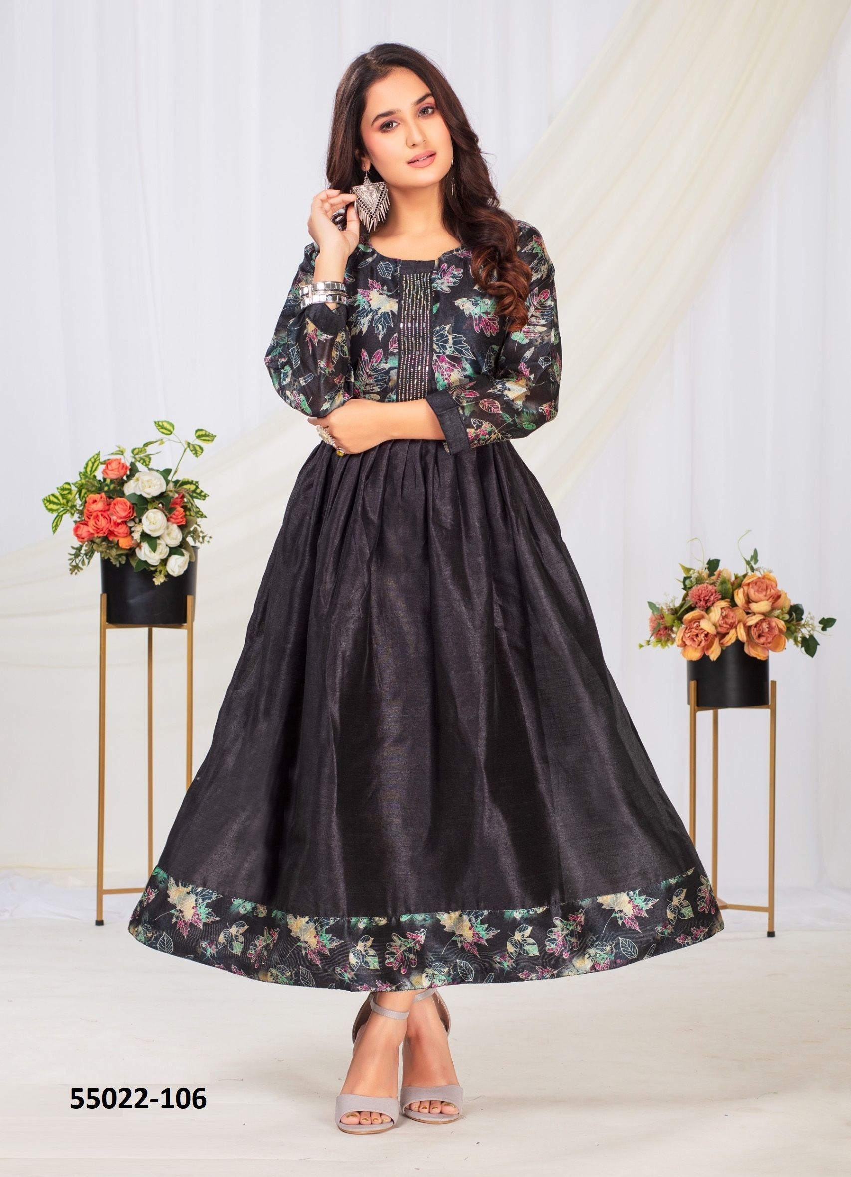 NILOFAR - CATALOG # 55022 (SET OF 6 READYMADE KURTIS) NILOFAR - CATALOG # 55022 (SET OF 6 READYMADE KURTIS)