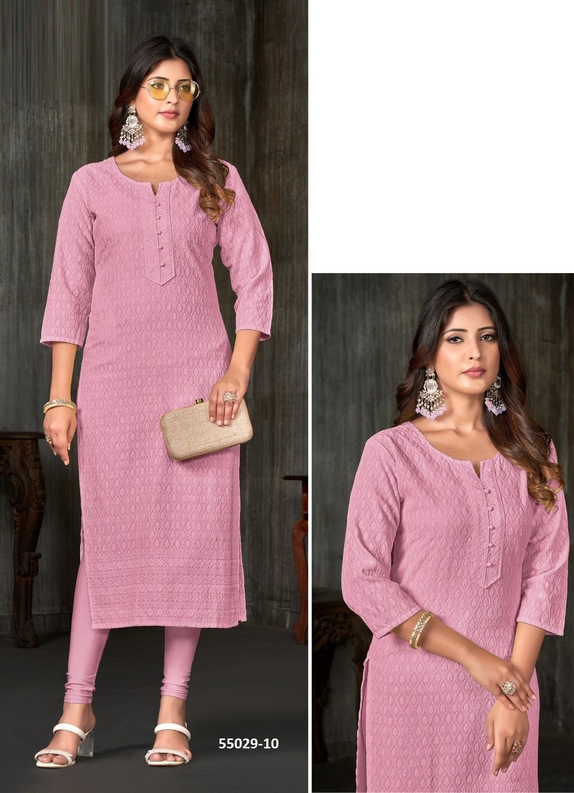 TESLA - CATALOG # 55029 (SET OF 4 SIZE-SETS [READYMADE KURTIS])