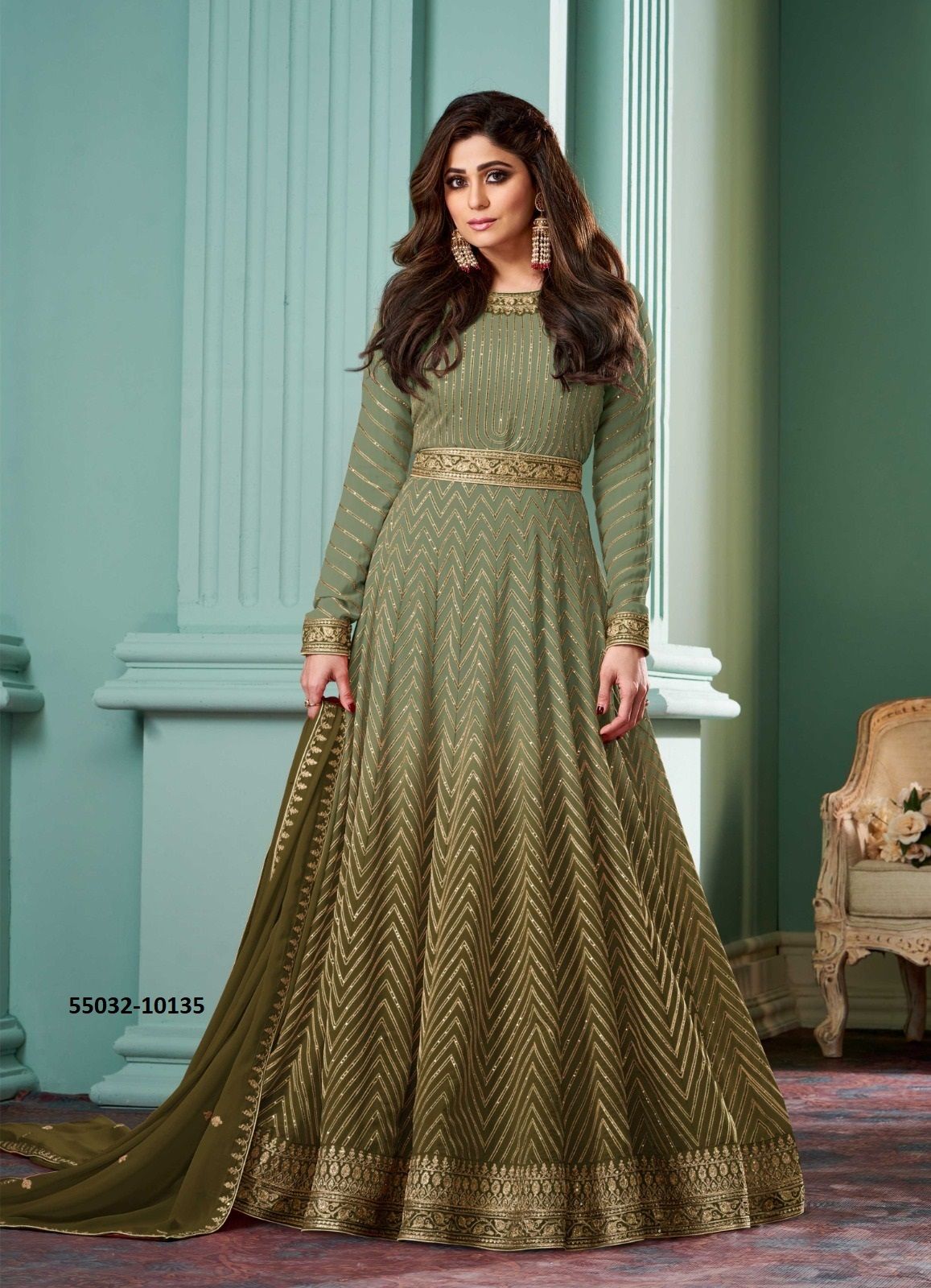 ALIZZA CARNIVAL - CATALOG # 55032 (SET OF 4 READYMADE GOWNS)