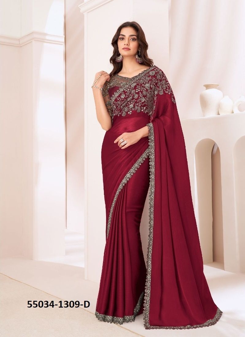 COLORS OF 1309 - CATALOG # 55034 (SET OF 6 SAREES)