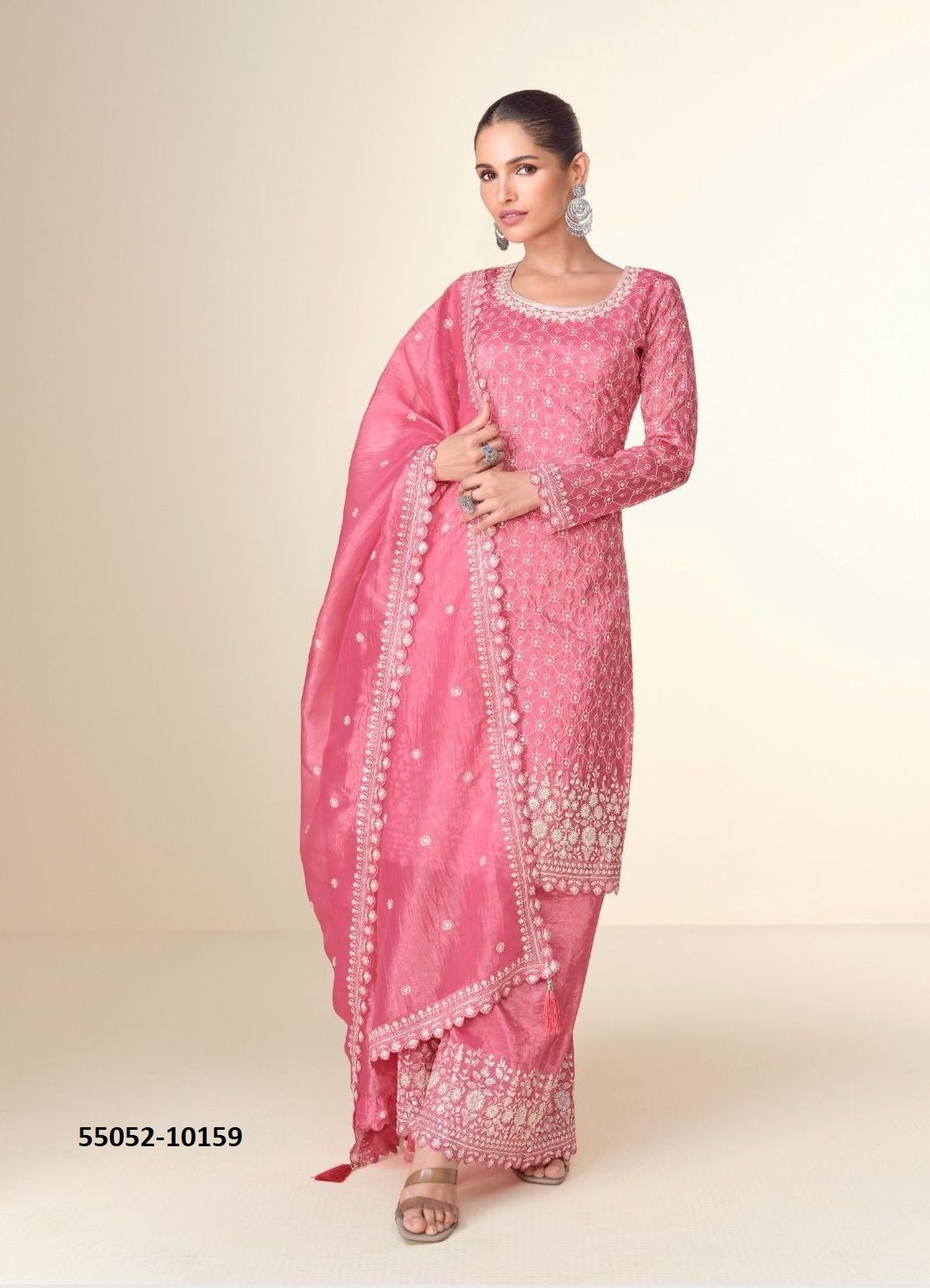 ISHITA - CATALOG # 55052 (SET OF 4 READYMADE SUITS)