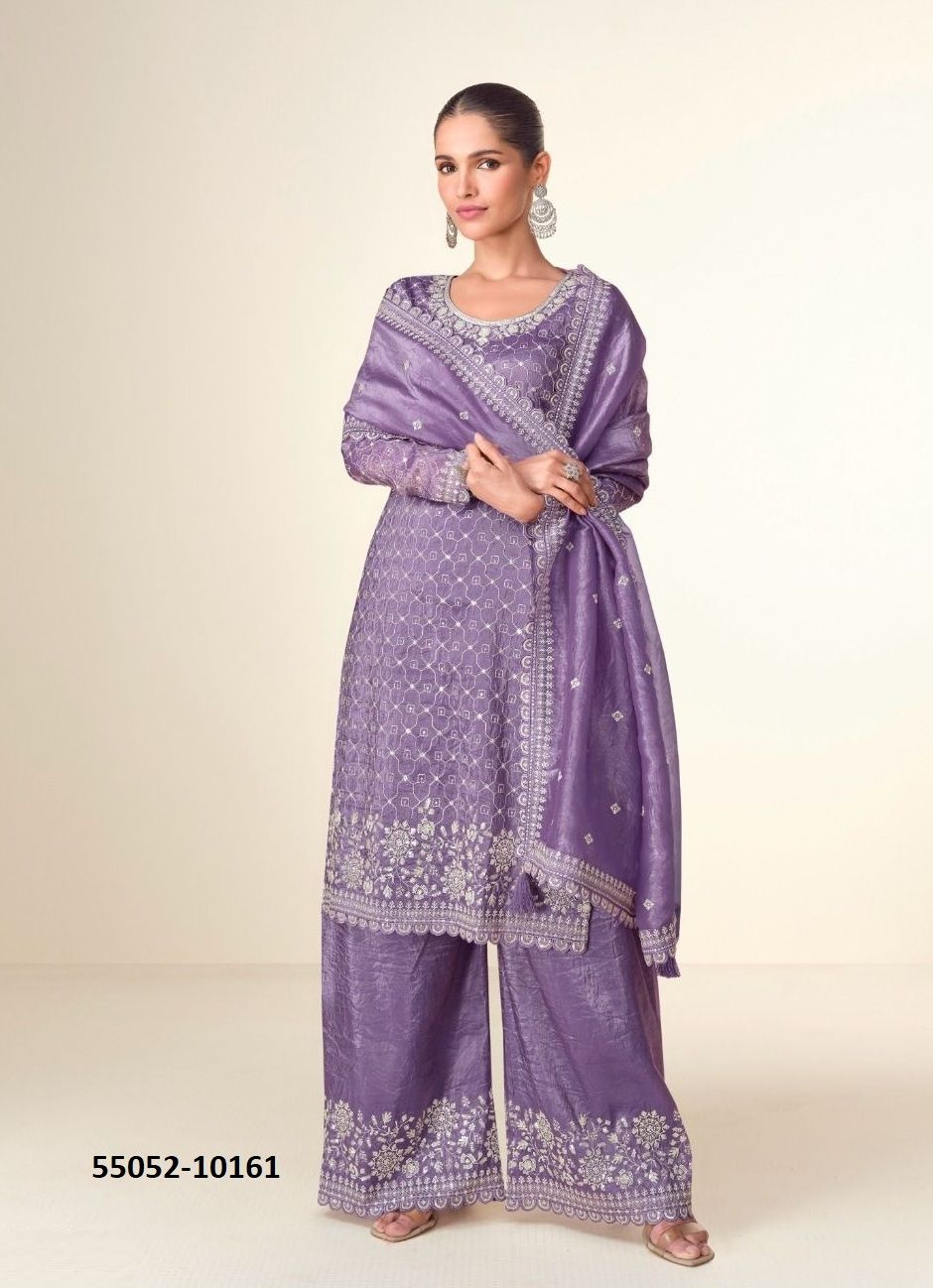 ISHITA - CATALOG # 55052 (SET OF 4 READYMADE SUITS)