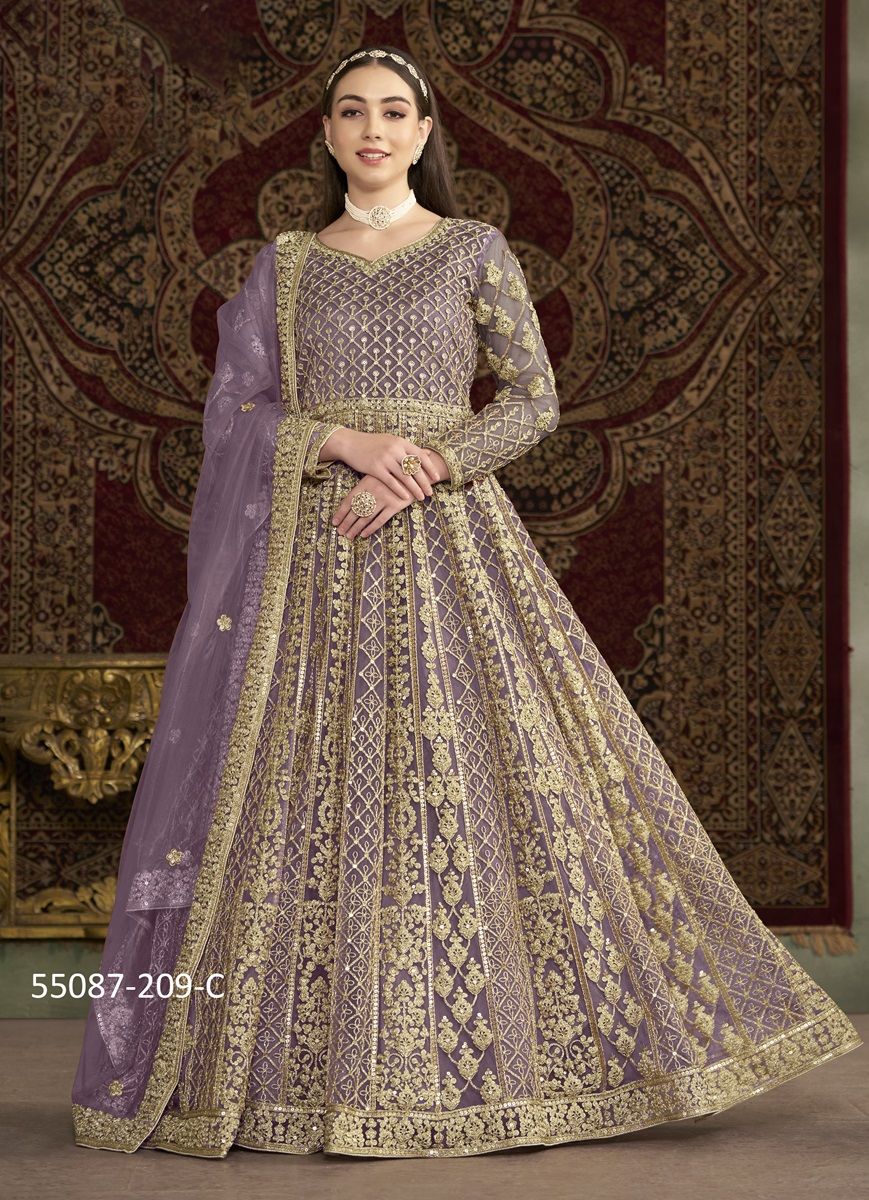 AANAYA 209 - CATALOG # 55087 (SET OF 4 READYMADE SUITS) AANAYA 209 - CATALOG # 55087 (SET OF 4 READYMADE SUITS)