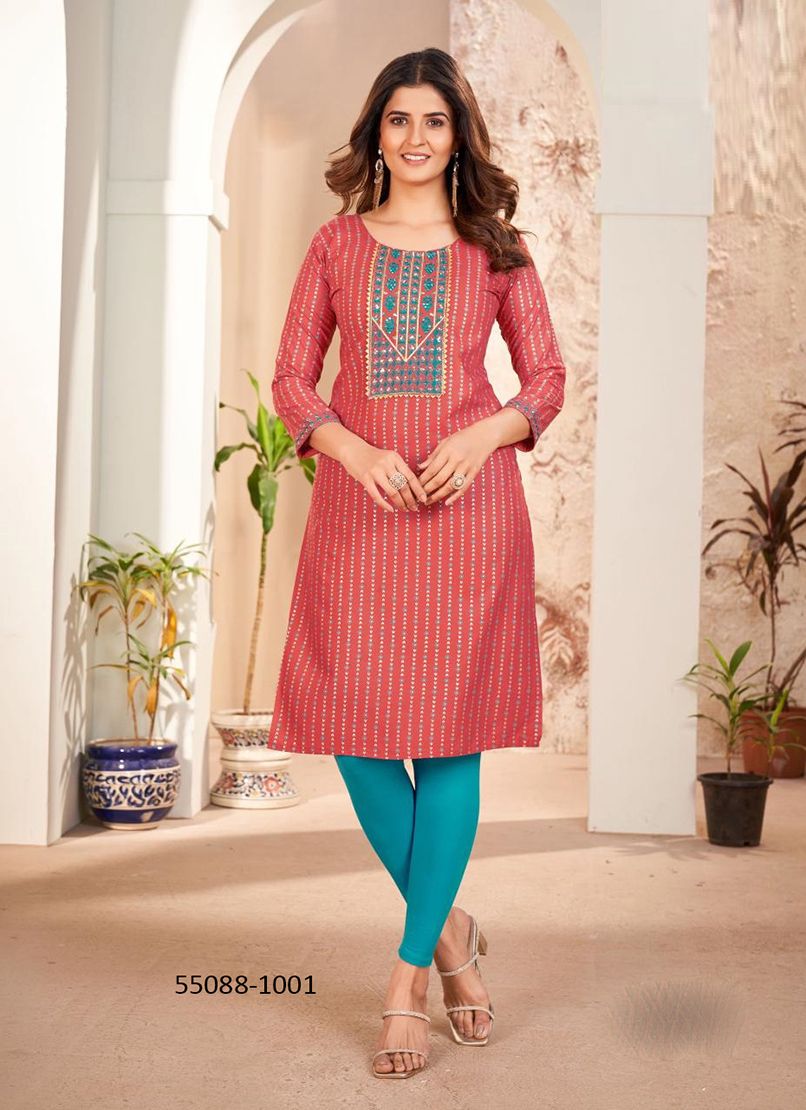 ROYAL QUEEN - CATALOG # 55088 (SET OF 10 READYMADE KURTIS) ROYAL QUEEN - CATALOG # 55088 (SET OF 10 READYMADE KURTIS)