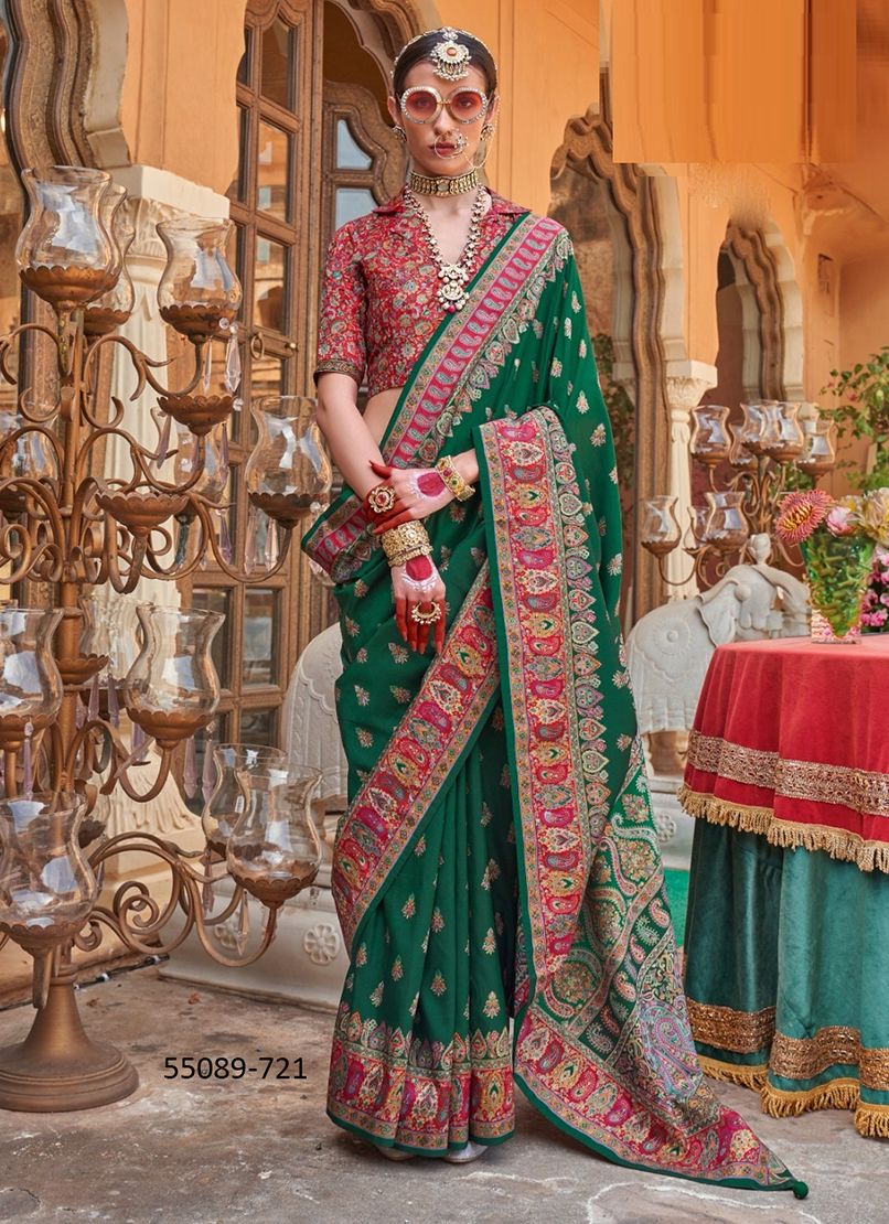 PADMAKAMAL - CATALOG # 55089 (SET OF 6 SAREES)
