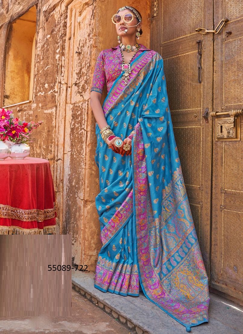PADMAKAMAL - CATALOG # 55089 (SET OF 6 SAREES)
