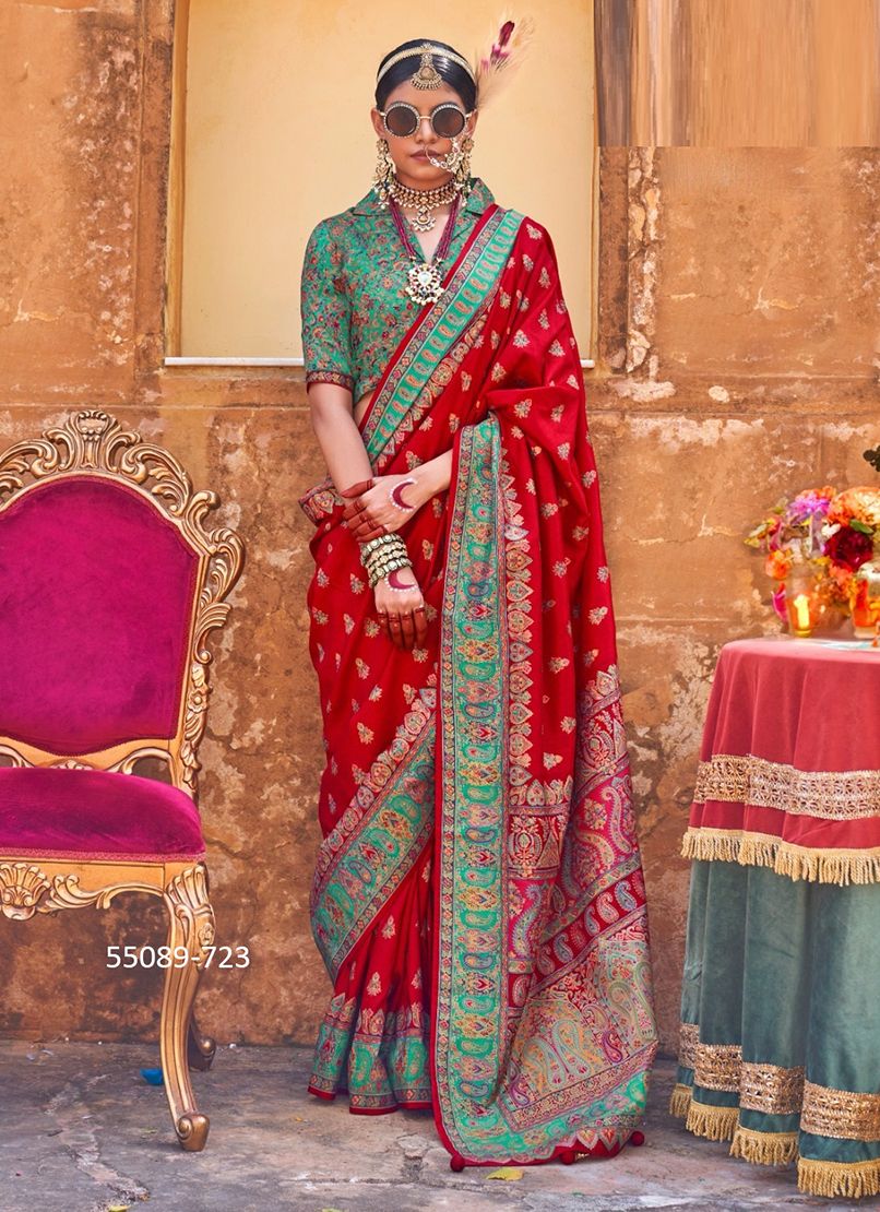 PADMAKAMAL - CATALOG # 55089 (SET OF 6 SAREES)