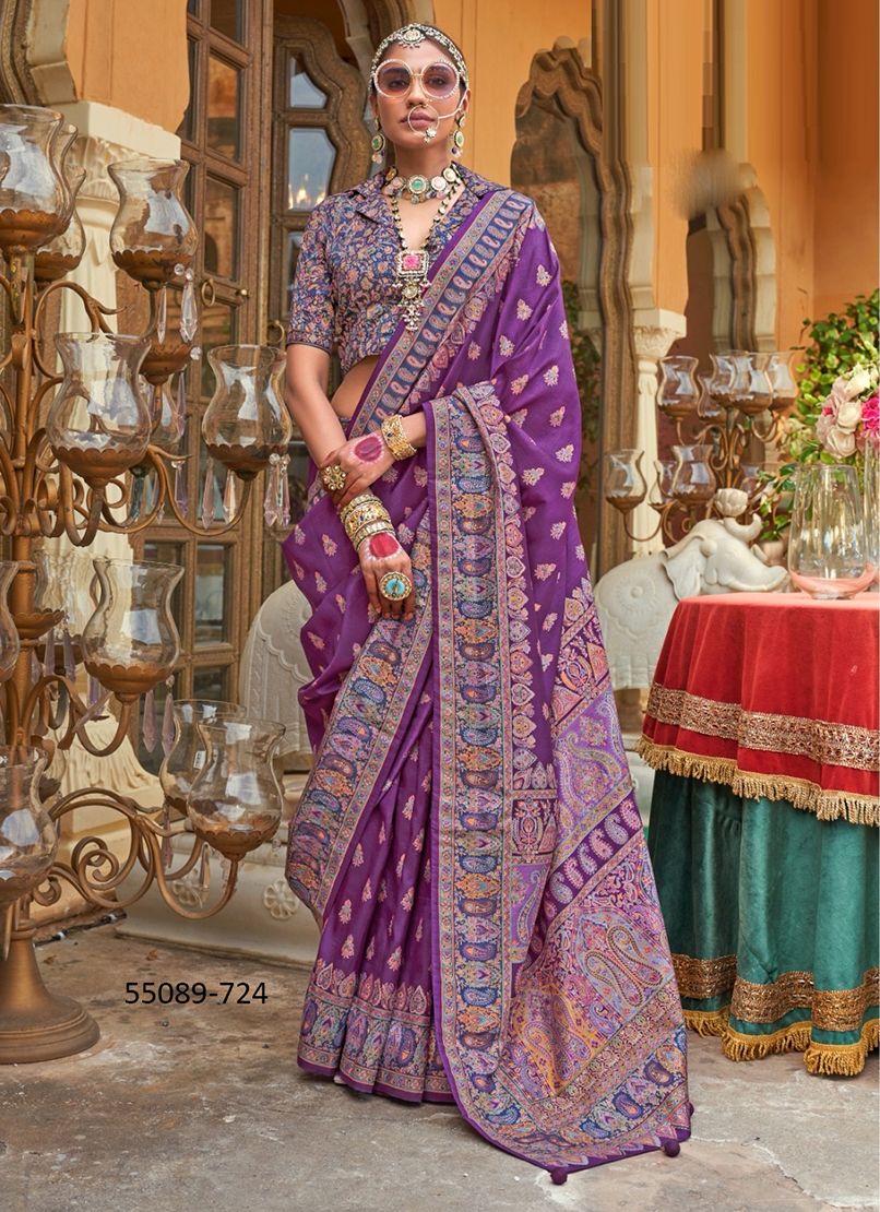 PADMAKAMAL - CATALOG # 55089 (SET OF 6 SAREES)