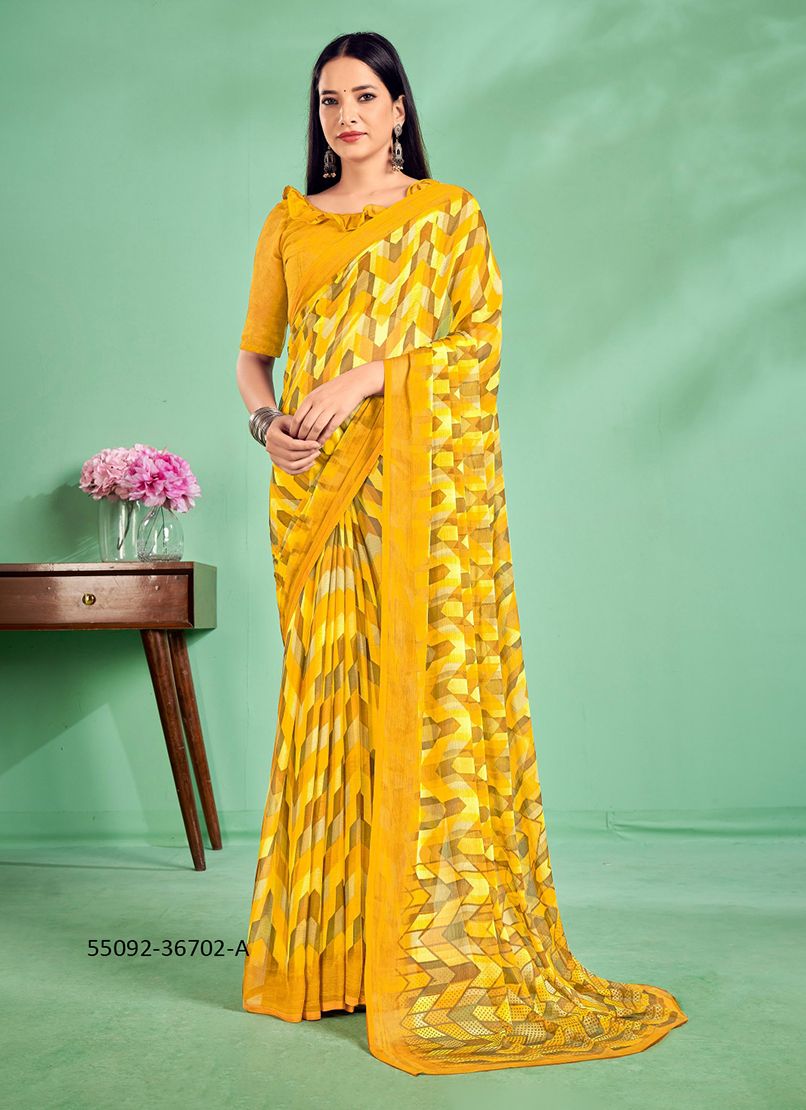 STAR CHIFFON 172 - CATALOG # 55092 (SET OF 12 SAREES) STAR CHIFFON 172 - CATALOG # 55092 (SET OF 12 SAREES)