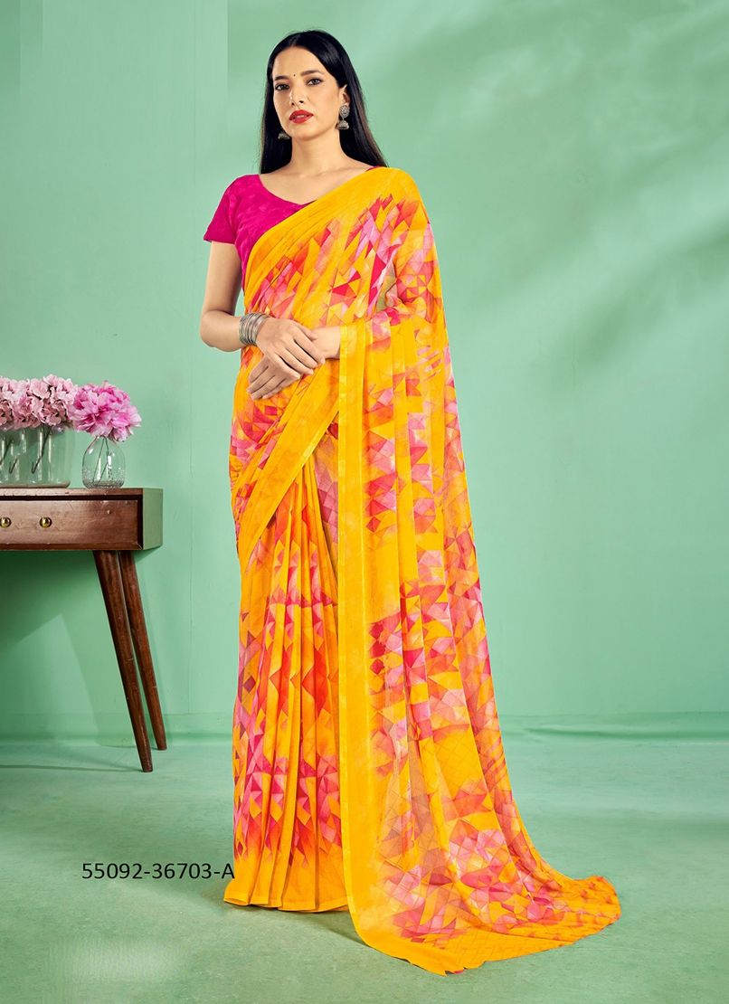 STAR CHIFFON 172 - CATALOG # 55092 (SET OF 12 SAREES) STAR CHIFFON 172 - CATALOG # 55092 (SET OF 12 SAREES)