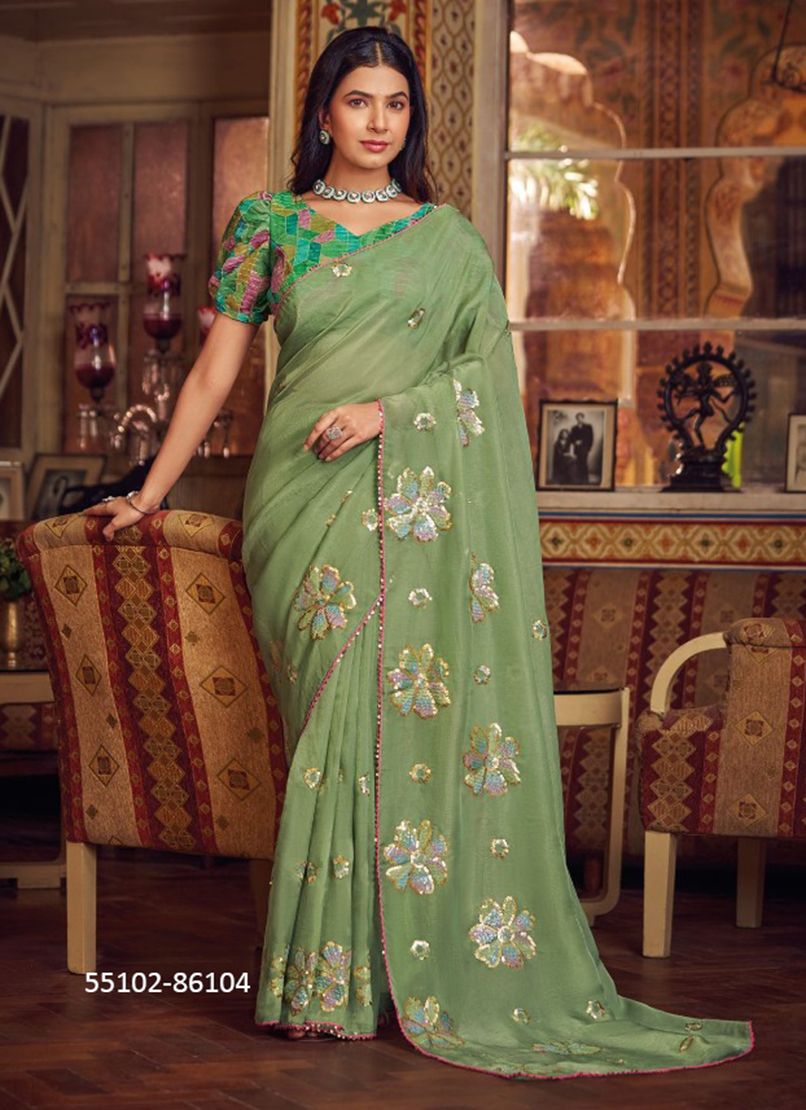 ALIA - CATALOG # 55102 (SET OF 6 SAREES)