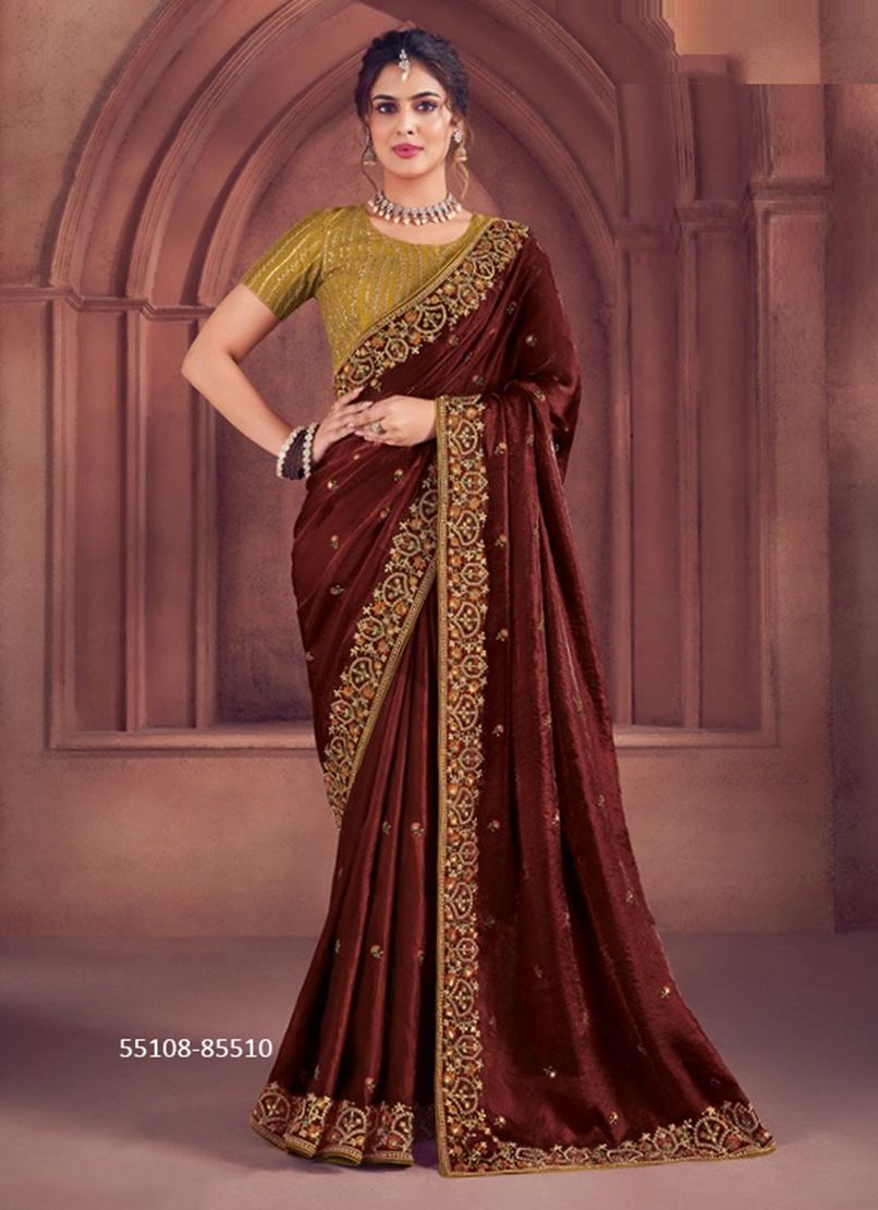 SAUBHAGYASHREE - CATALOG # 55108 (SET OF 8 SAREES)