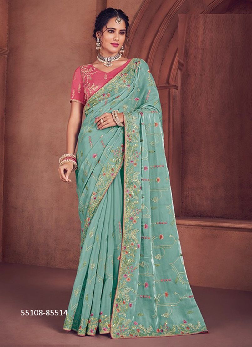 SAUBHAGYASHREE - CATALOG # 55108 (SET OF 8 SAREES)