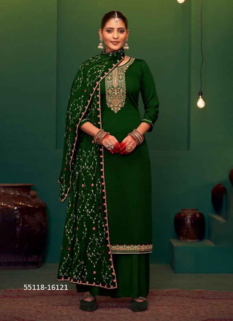KEERAT 9 - CATALOG # 55118 (SET OF 6 SEMI-STITCHED SUITS) KEERAT 9 - CATALOG # 55118 (SET OF 6 SEMI-STITCHED SUITS)