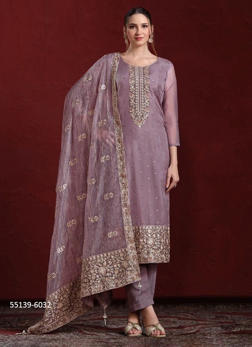 AVIVA - CATALOG # 55139 (SET OF 5 SEMI-STITCHED SUITS)