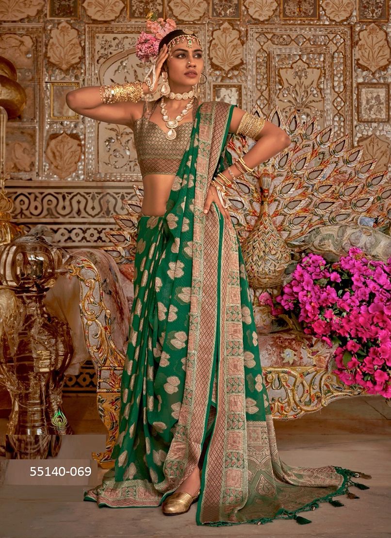 UPANYAAS - CATALOG # 55140 (SET OF 6 SAREES)