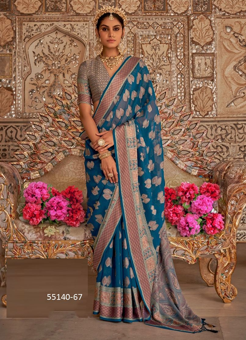 UPANYAAS - CATALOG # 55140 (SET OF 6 SAREES)