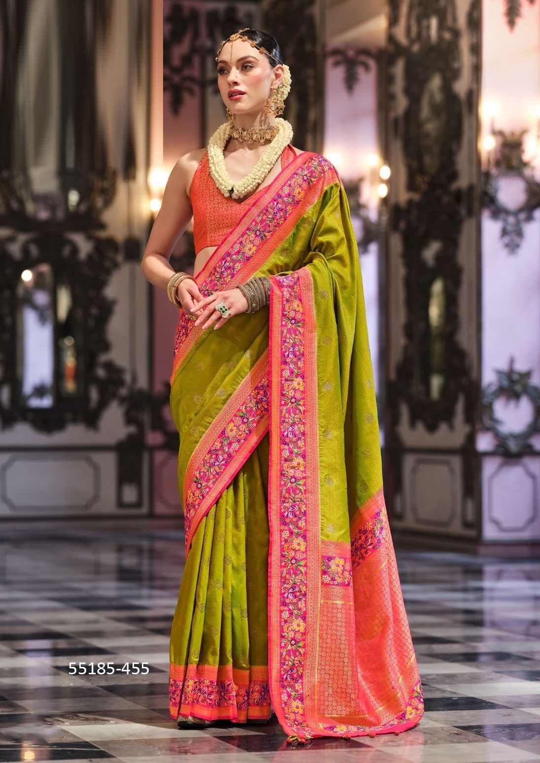 MAITRI - CATALOG # 55185 (SET OF 9 SAREES) MAITRI - CATALOG # 55185 (SET OF 9 SAREES)