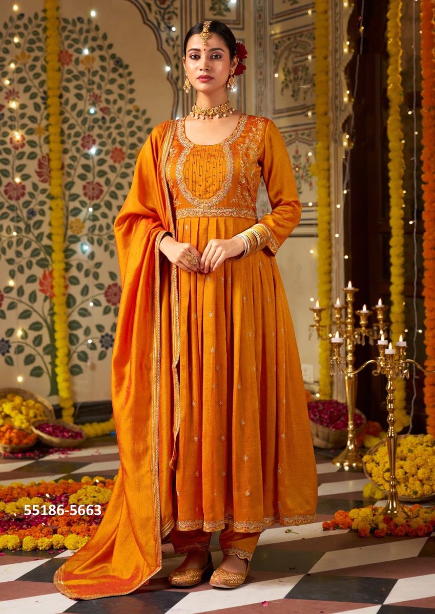 MAHOTSAV - CATALOG # 55186 (SET OF 4 READYMADE SUITS)