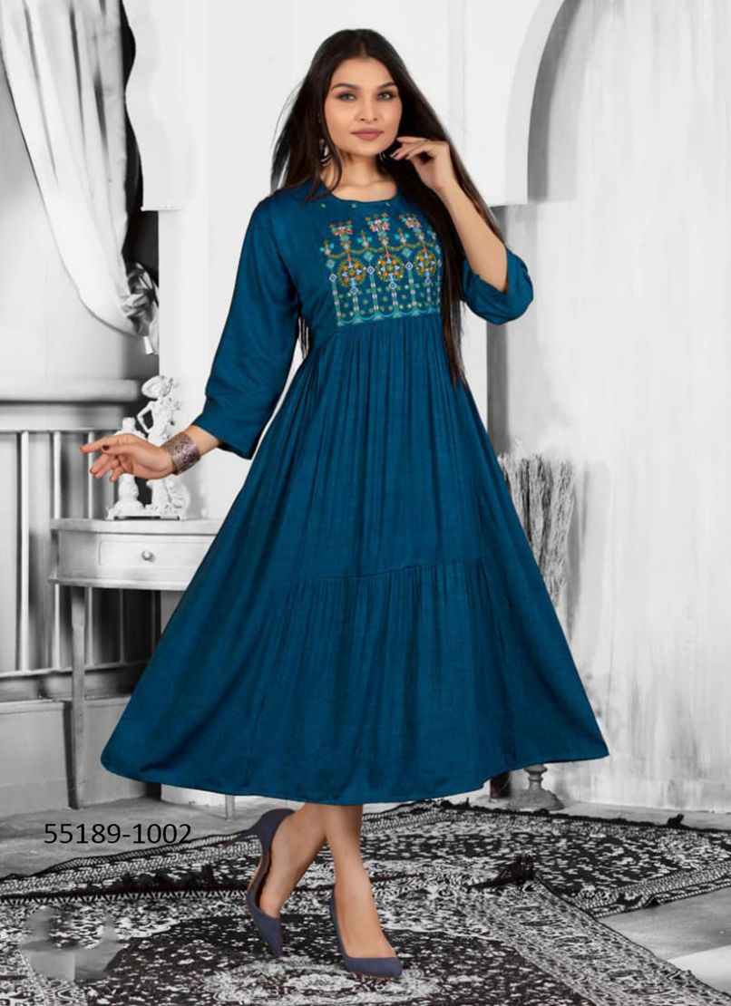 ZISA - CATALOG # 55189 (SET OF 6 READYMADE KURTIS) ZISA - CATALOG # 55189 (SET OF 6 READYMADE KURTIS)
