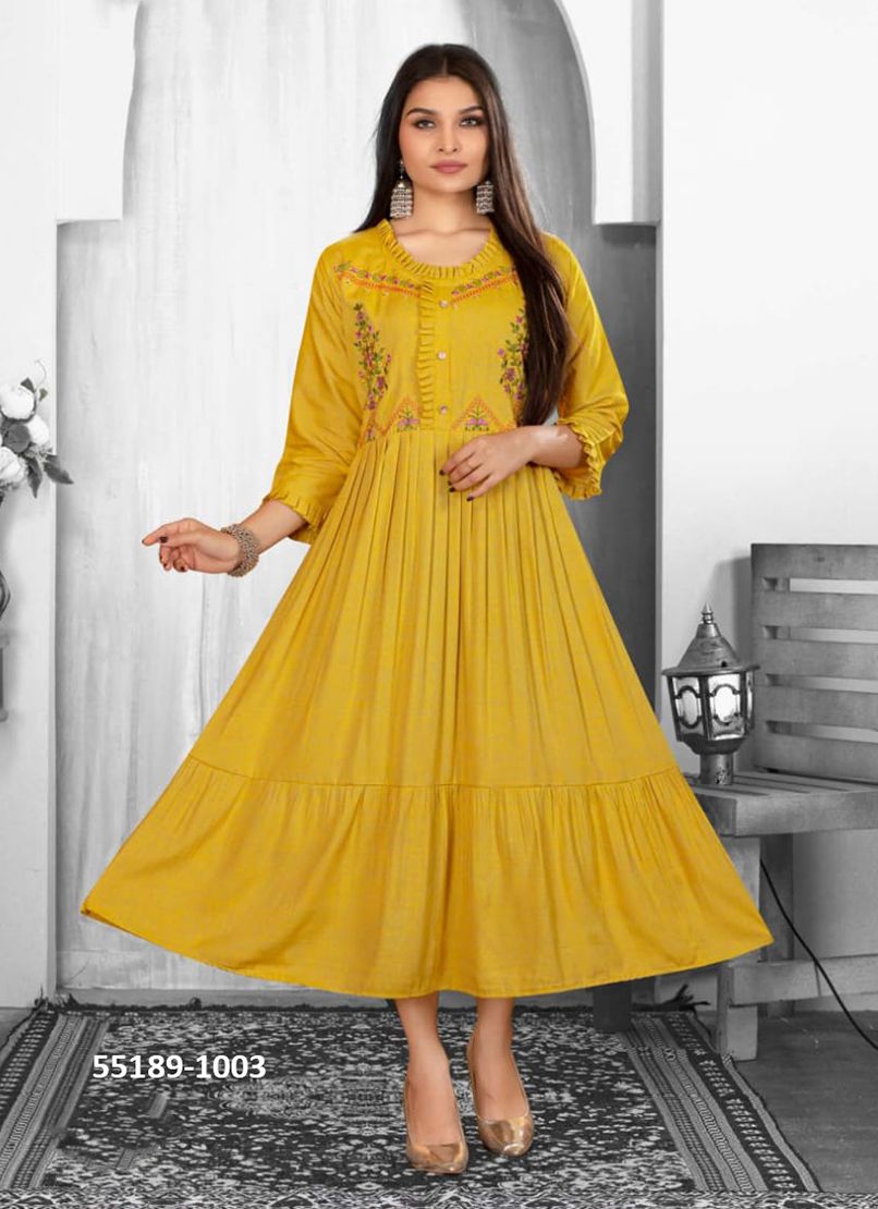 ZISA - CATALOG # 55189 (SET OF 6 READYMADE KURTIS) ZISA - CATALOG # 55189 (SET OF 6 READYMADE KURTIS)