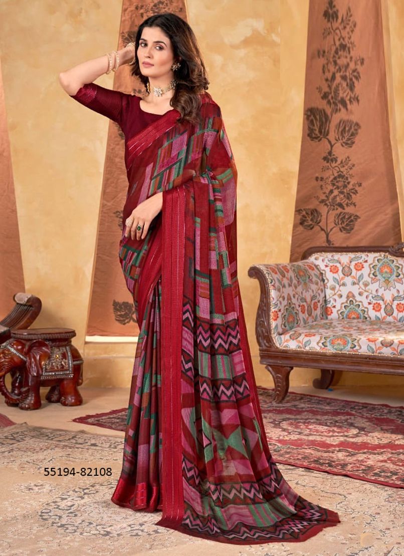 MADHAVI 2 - CATALOG # 55194 (SET OF 9 SAREES)