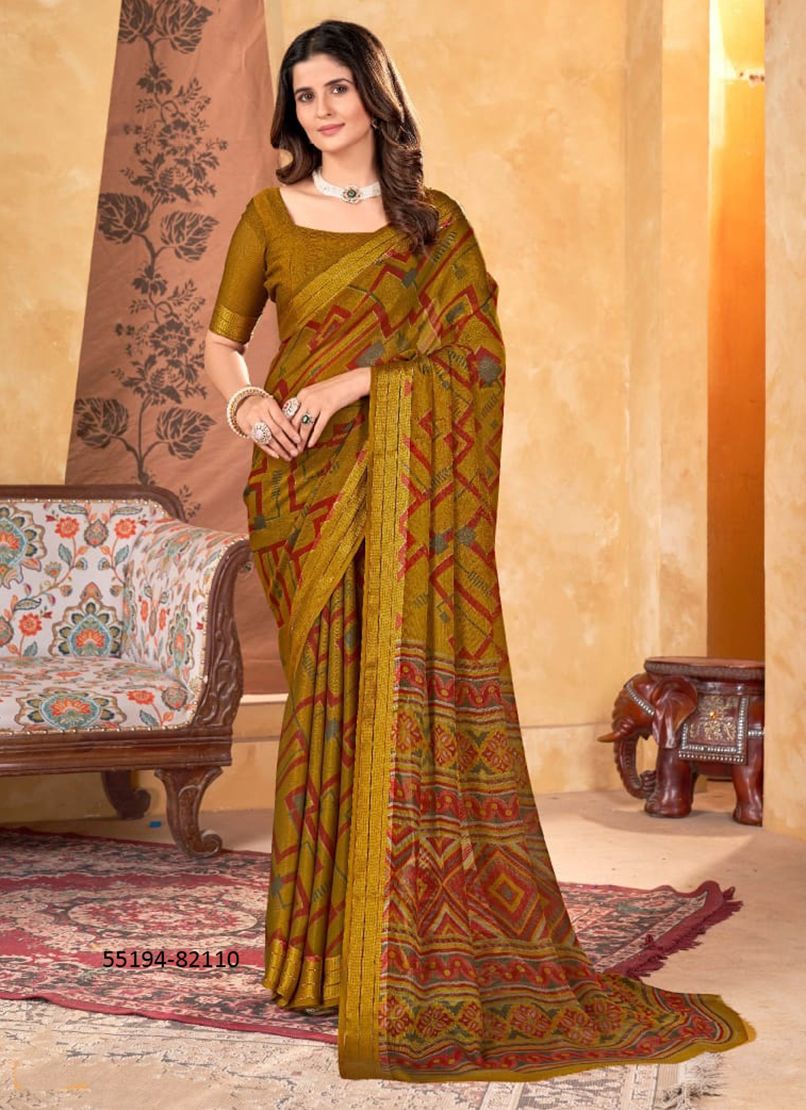 MADHAVI 2 - CATALOG # 55194 (SET OF 9 SAREES)